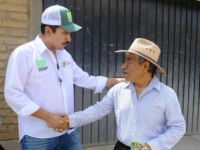Candidato Ray Chagoya del Partido Verde busca combatir la inseguridad y el abandono en Trinidad de Viguera, Oaxaca de Juárez